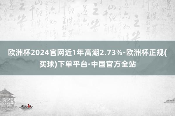 欧洲杯2024官网近1年高潮2.73%-欧洲杯正规(买球)下单平台·中国官方全站