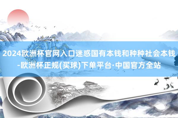 2024欧洲杯官网入口迷惑国有本钱和种种社会本钱-欧洲杯正规(买球)下单平台·中国官方全站